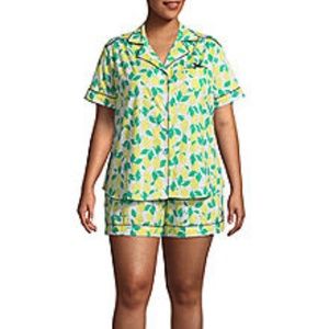 Liz Claiborne XL Lemon print pajama set